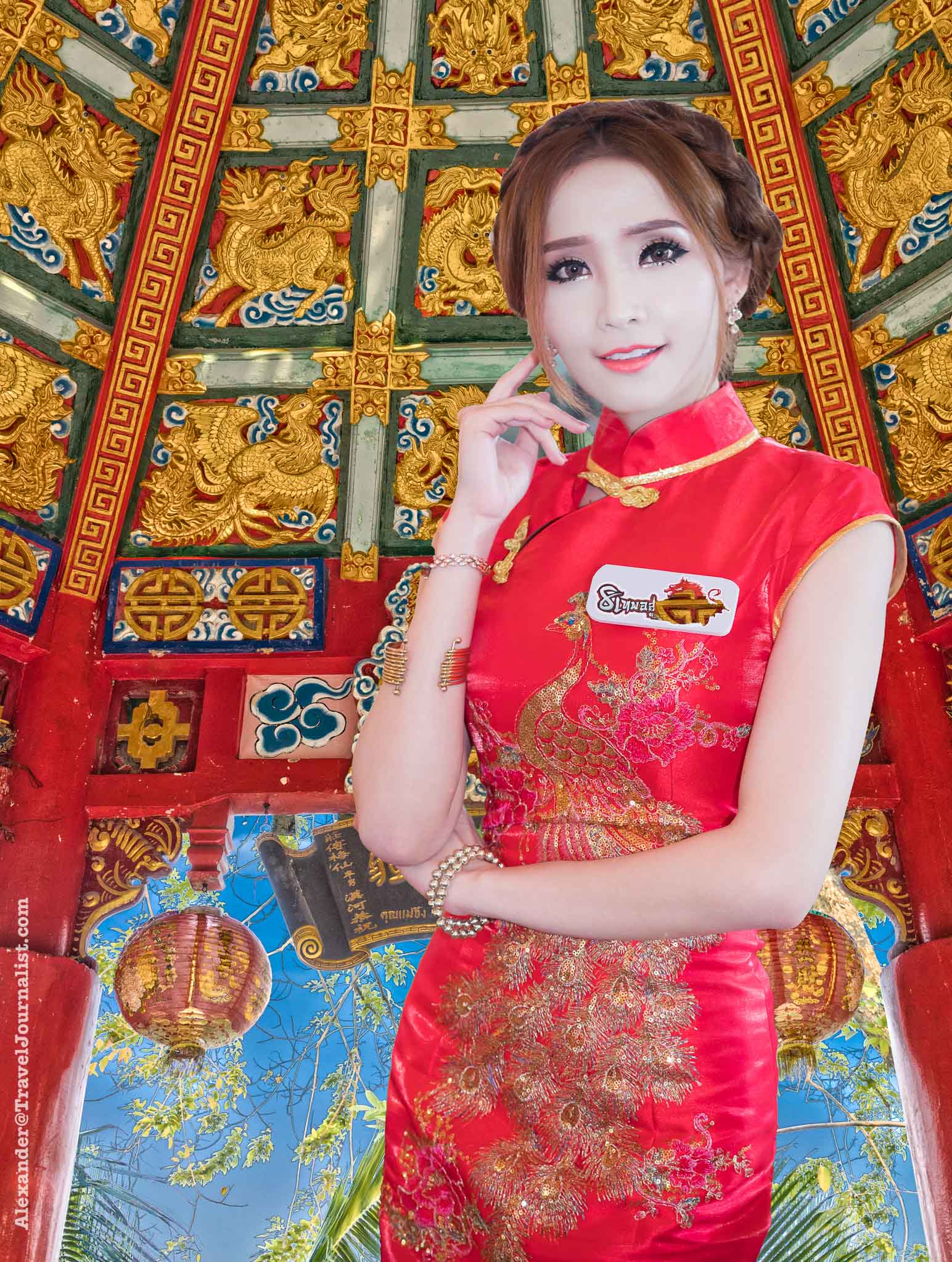 Thai girl cosplay