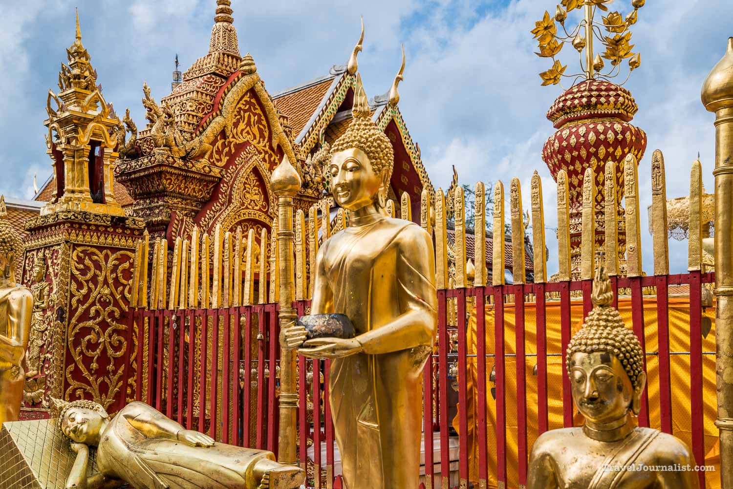 wat phra that doi suthep  buddhist temple in chiang mai